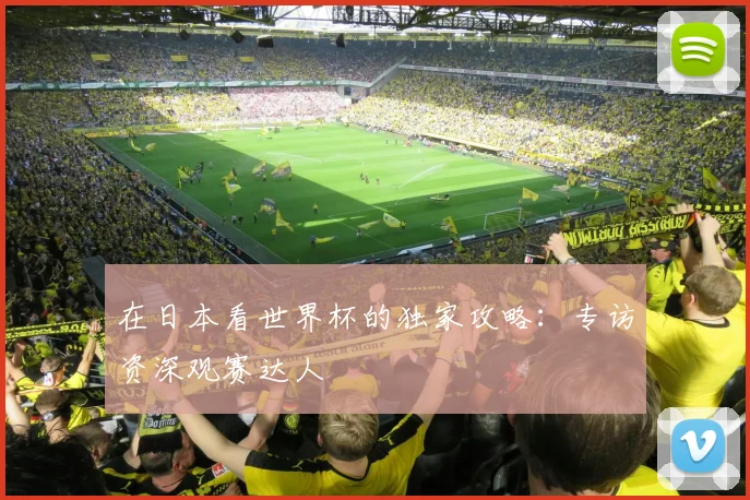 在日本看世界杯的独家攻略:专访资深观赛达人